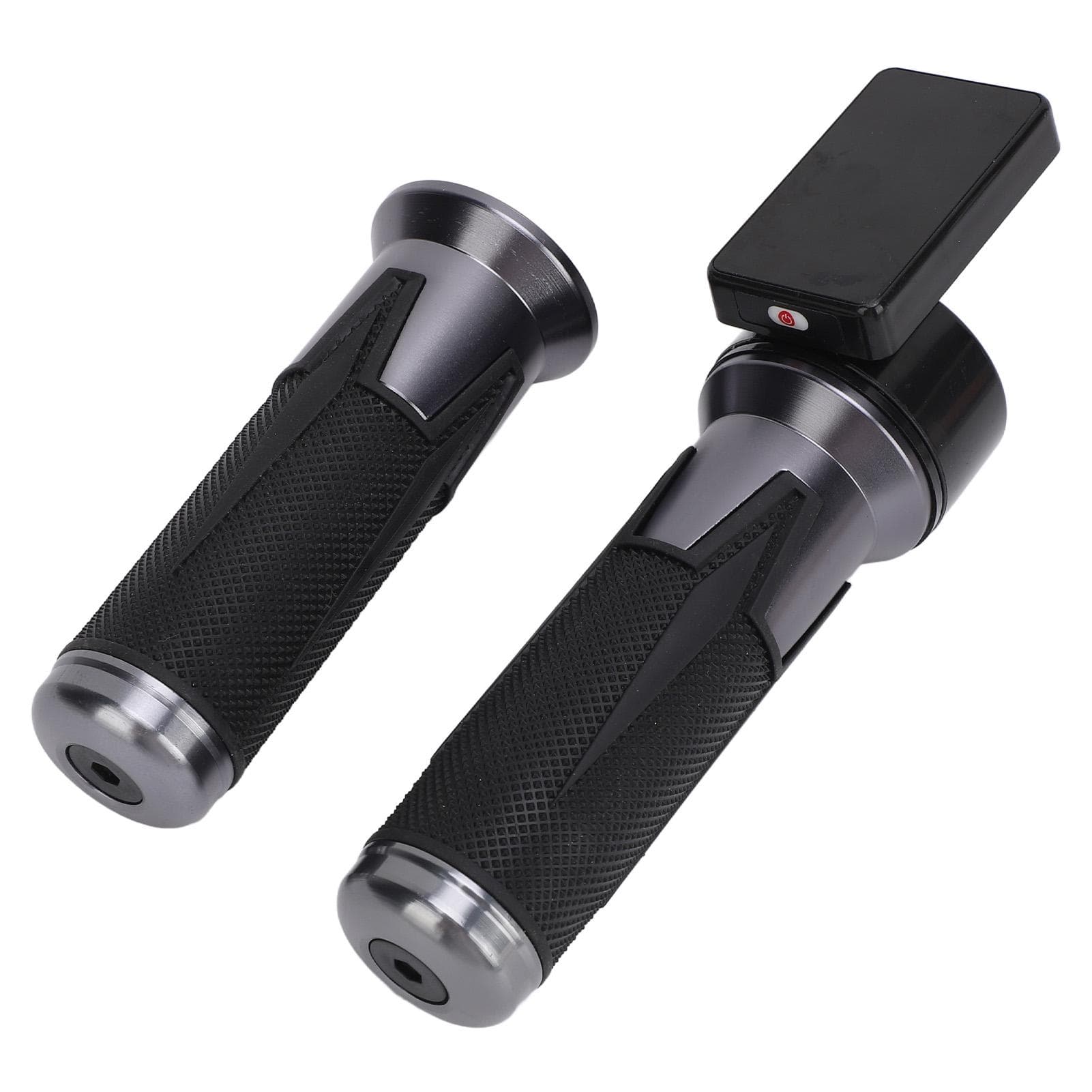 Electric Scooter Throttle Grip 48V Mg Alloy Twist Throttle Handle with Display 6 Pin Waterproof