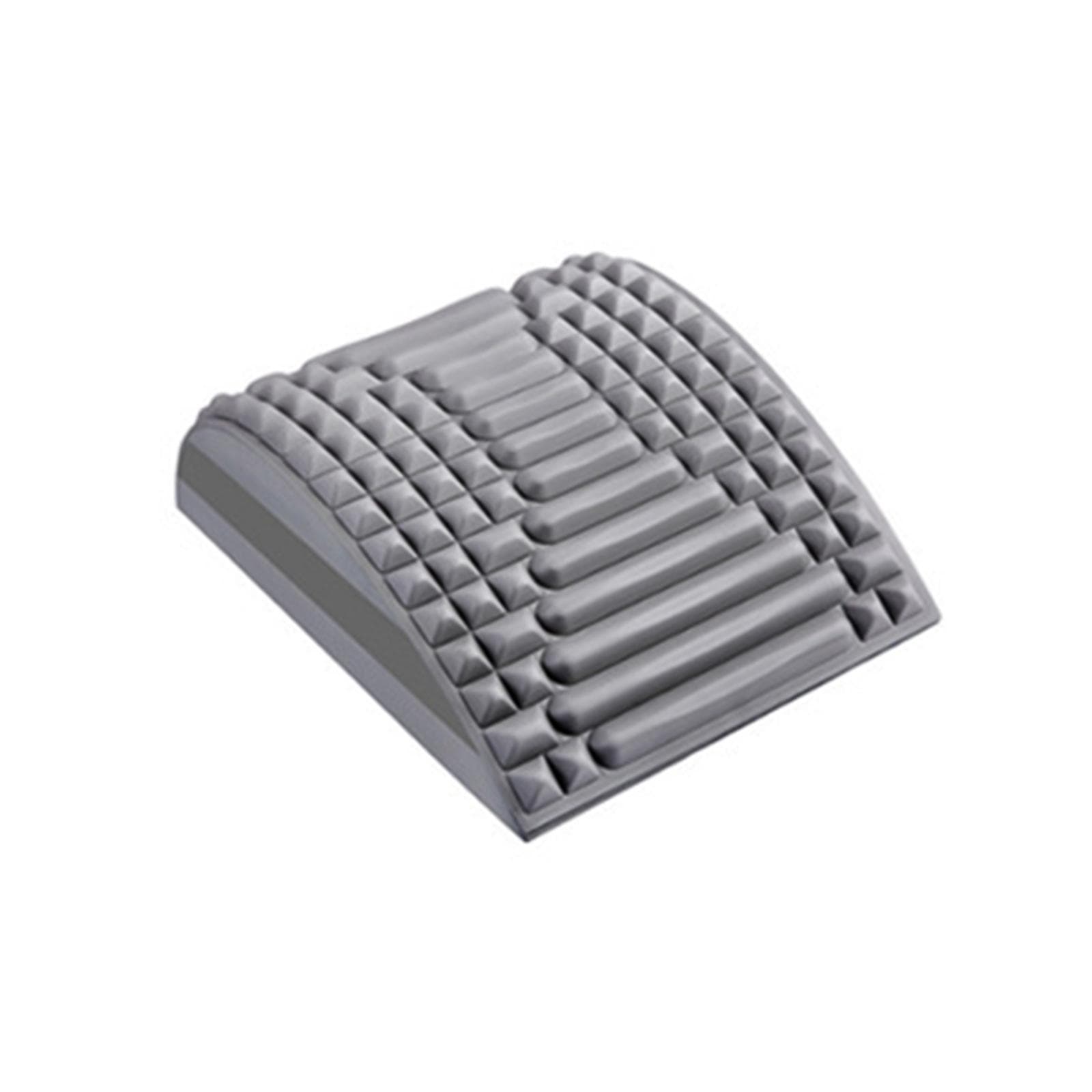 Lumbar spine reliever lumbar stretching massage relaxation yoga spine correction stretching grey