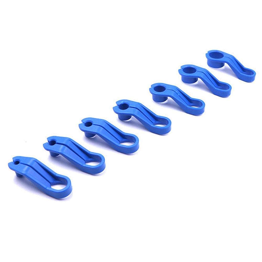 7PCS Car Auto AC Fuel Line Disconnect Tool Set Transmission Oil Cooler Line Removal Tools 1/4-7/8 blue
