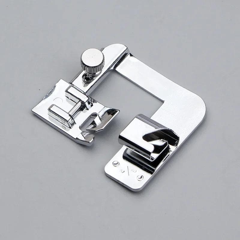 1PC Domestic Sewing Machine Foot Presser Foot Rolled Hem Feet For Brother Singer Sew Accessories 9mm silver