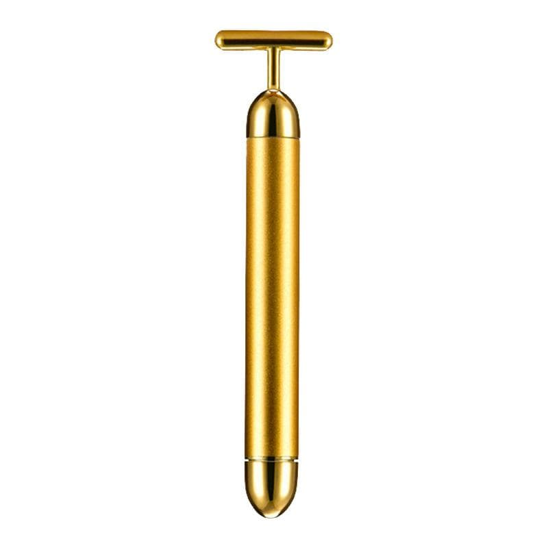 Beauty Stick T-shaped Golden Stick Beauty Instrument Electric Face Lift Massage Instrument Face Massage Golden Stick gold