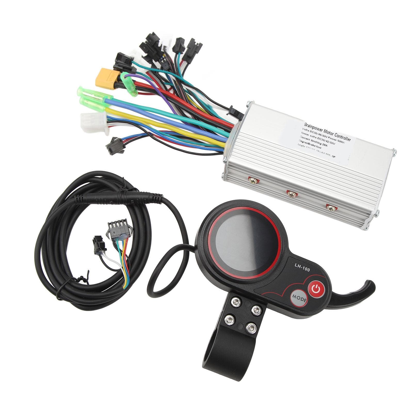 36V 48V 60V 500W 28A Brushless Speed Motor Controller Sine Wave Controller Kit with Instrument for