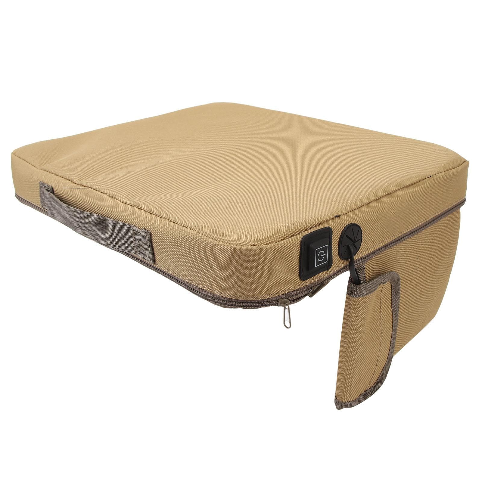 Heated Seat Cushion with 3 Heat Settings USB Charging Cationic Fabric Heated Seat Pad for Picnic
