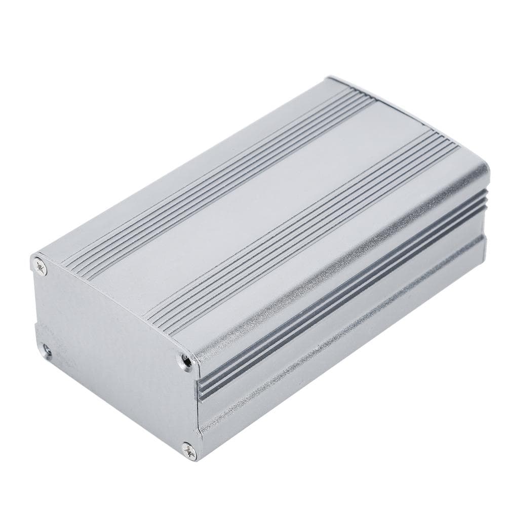 38x63x110mm Gray Aluminum Project Box Electronic Product Heat Dissipation Case Shell Housing