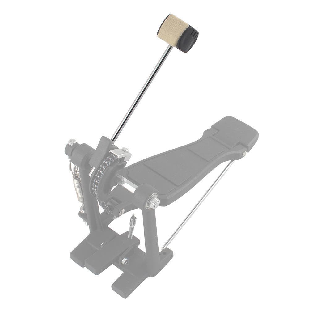 High-quality Bass Drum Pedal Beater Wool Felt Stainless Steel Handle Parts