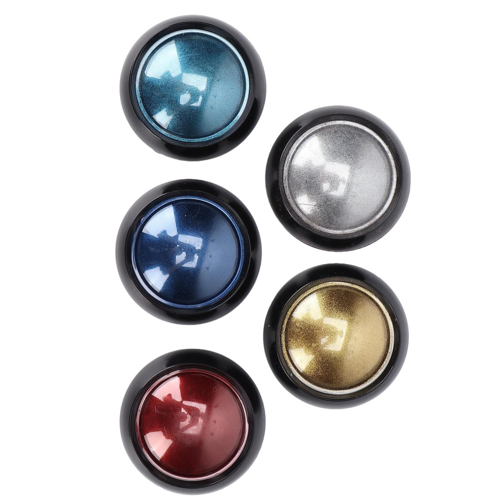 5 Colors Nail Art Powder Fashionable Exquisite Glitter Mirror Effect Nail Powder for Party Dating
