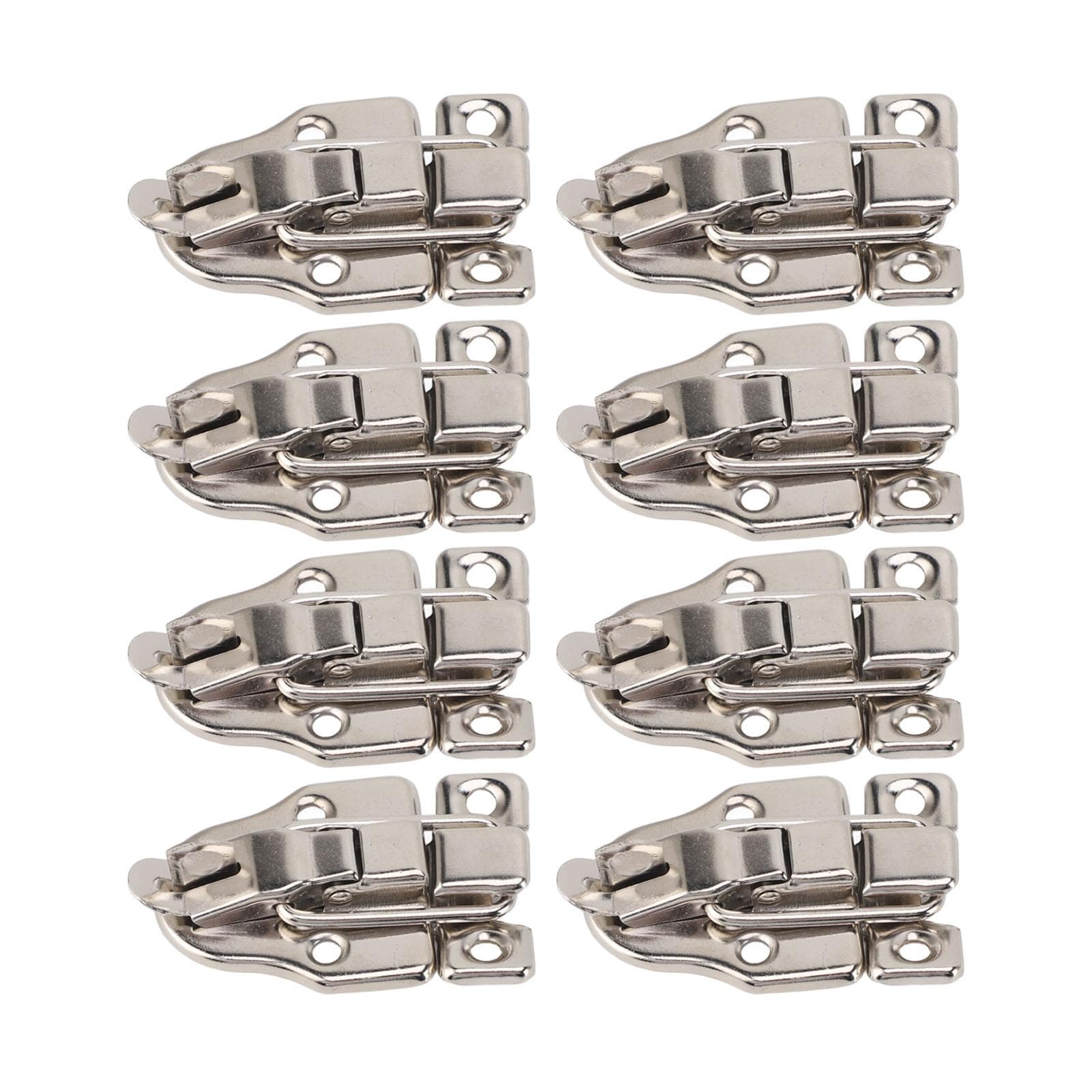 Duckbilled Box Hasp Lock Vintage Duckbilled Cabinet Latches Catch with 32pcs Screws for Beauty