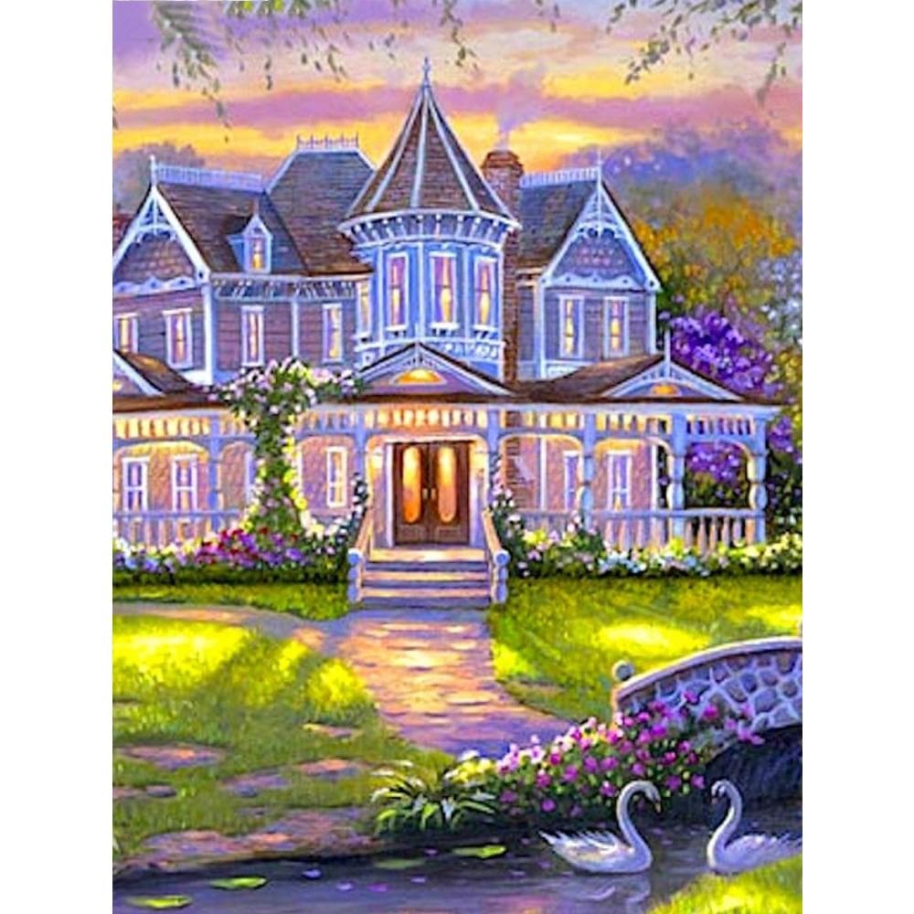 5D Diamond Painting Landscape Diamond Painting Nature Diamond Embroidery 20X30CM
