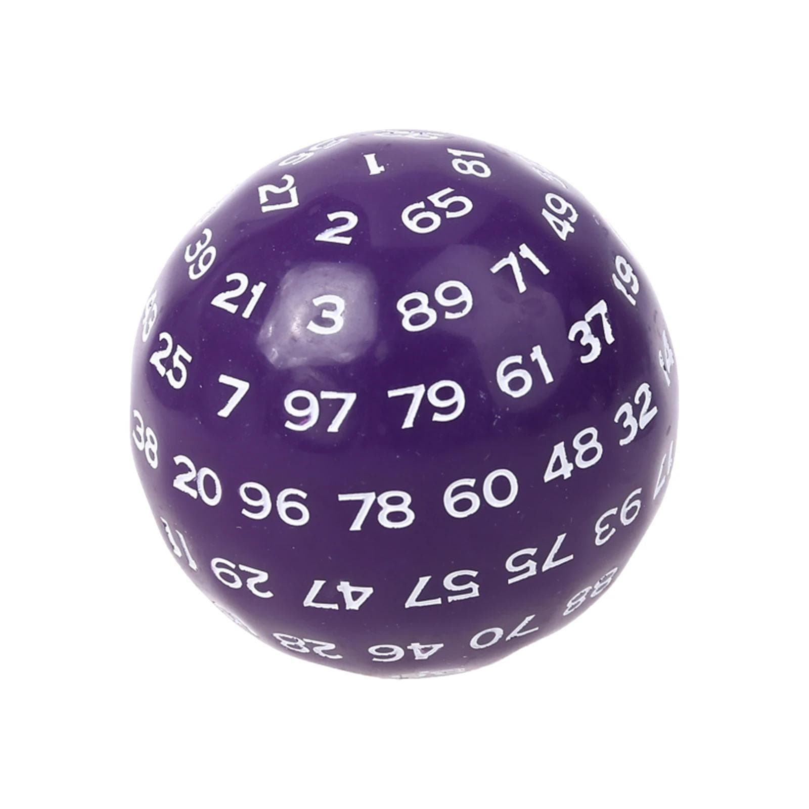 100 Sided Acrylic Dices D100 Dice For Table Board Role Playing Game Bar Club Tabletop Game Playing Board Game Accessories purple