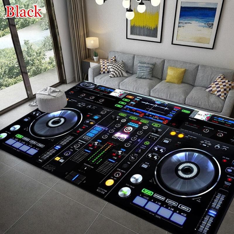 New Arrival Music DJ Carpets Kids Crawling Carpets Living Room Tea Table Mats Bedroom Rug Washable Floor Mats Household Area Mat 80cm by 120cm