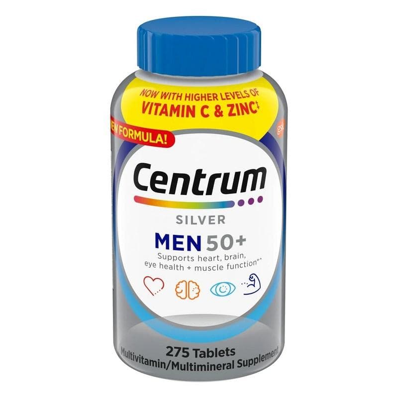 Centrum Silver Men 50+ Multivitamin Tablets, 275 tablets, 1 unit