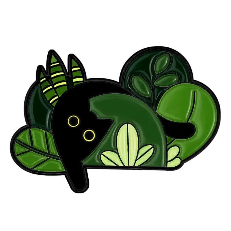 Potted plants cute versatile small cat metal design Badges Brooch Enamel Pins label Bag Backpack hat Jewelry gift DIY CHINA
