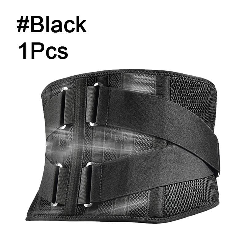 Back Brace  Immediate Relief From Back Pain, Herniated Disc,Sciatica,Scoliosis Breathable Waist Lumbar Lower Back Support Belt S-M black