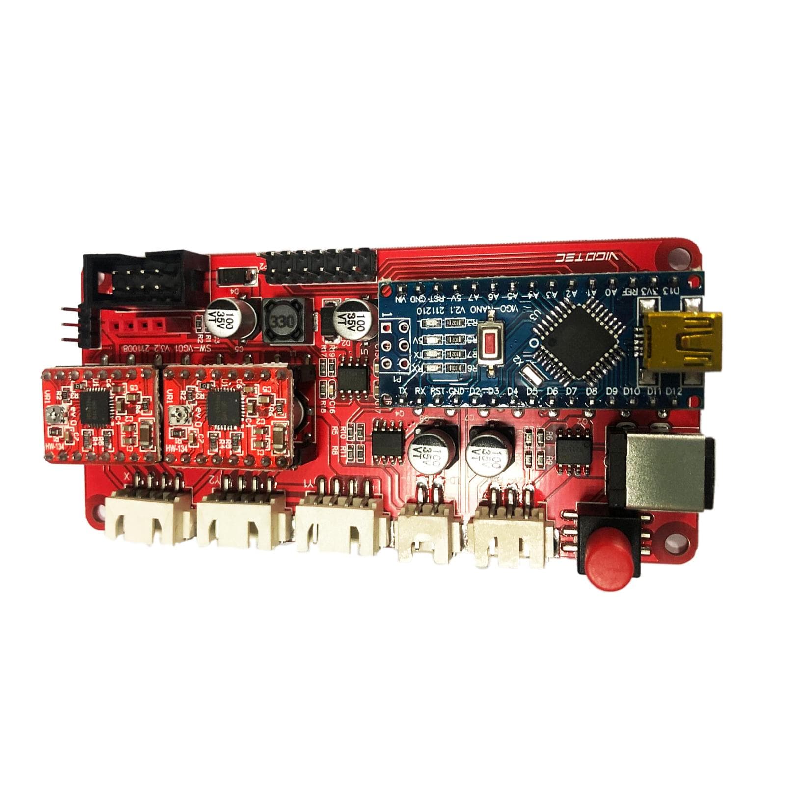 12V DIY Woodworking Laser Engraver Control Board Driver Controller Board f multicolour