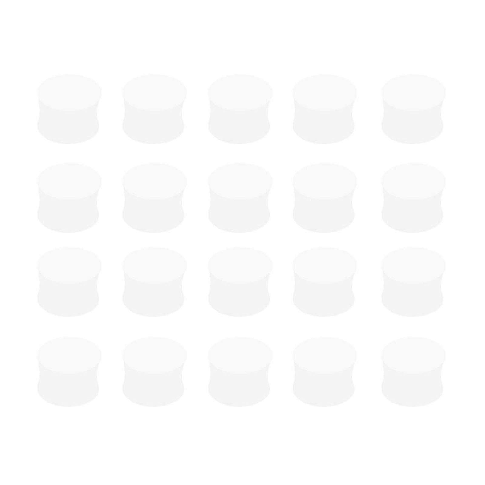 20pcs Fingerboard Dots Guitar Fretboard Position Marker Inlay Dots White Mother of Pearl Shell 3mm white