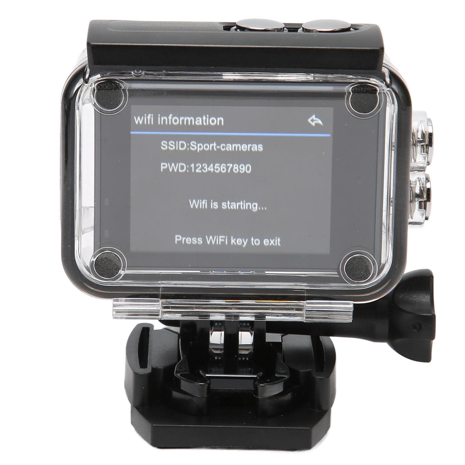 5K Waterproof Action Camera WiFi Remote Control 2.0inch and 1.3inch Dual Color Screen Sports Camera