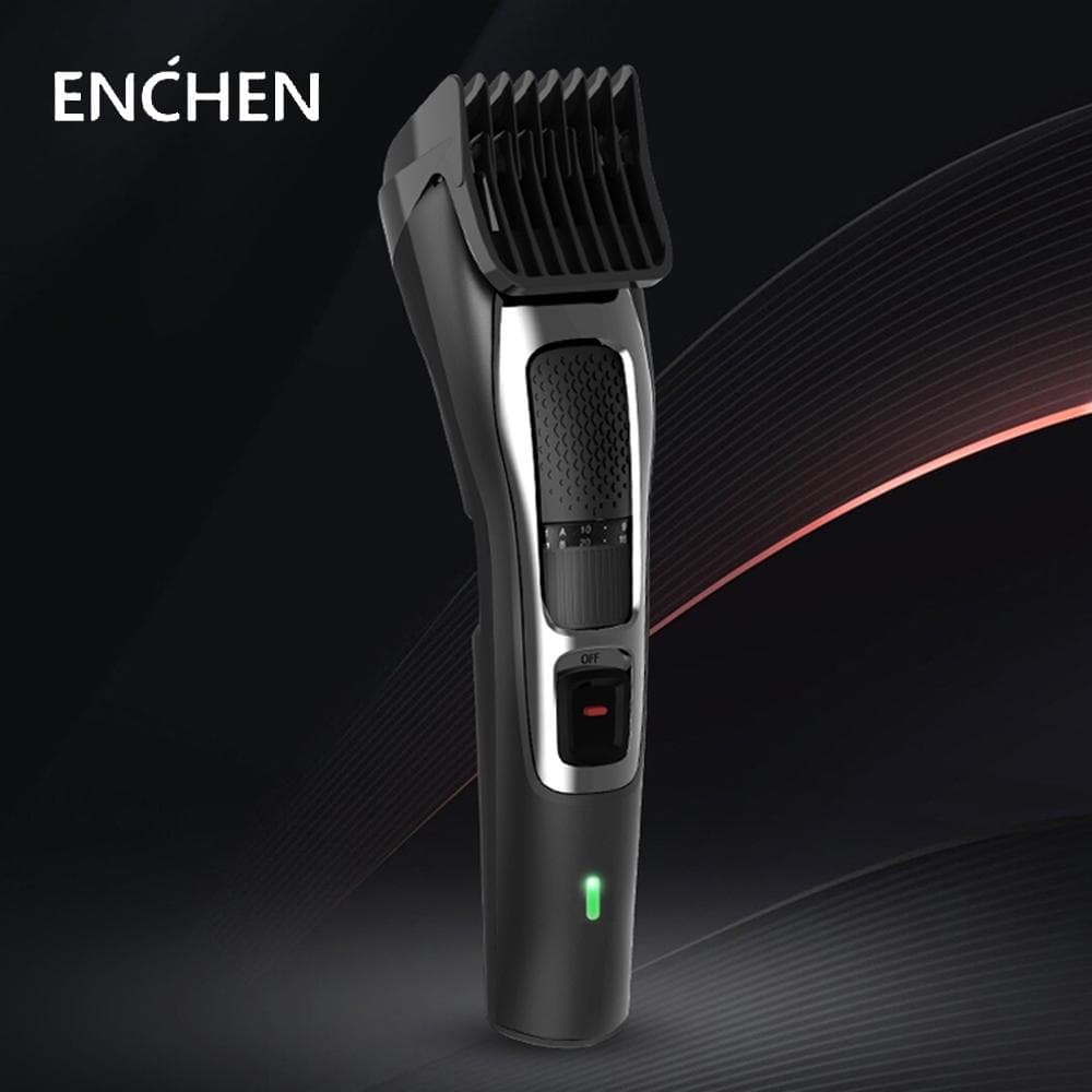 Enchen Sharp3S Hair Cutter USB Fast Charging Electric Cutting Machine Low Noise Hairdress Hair black