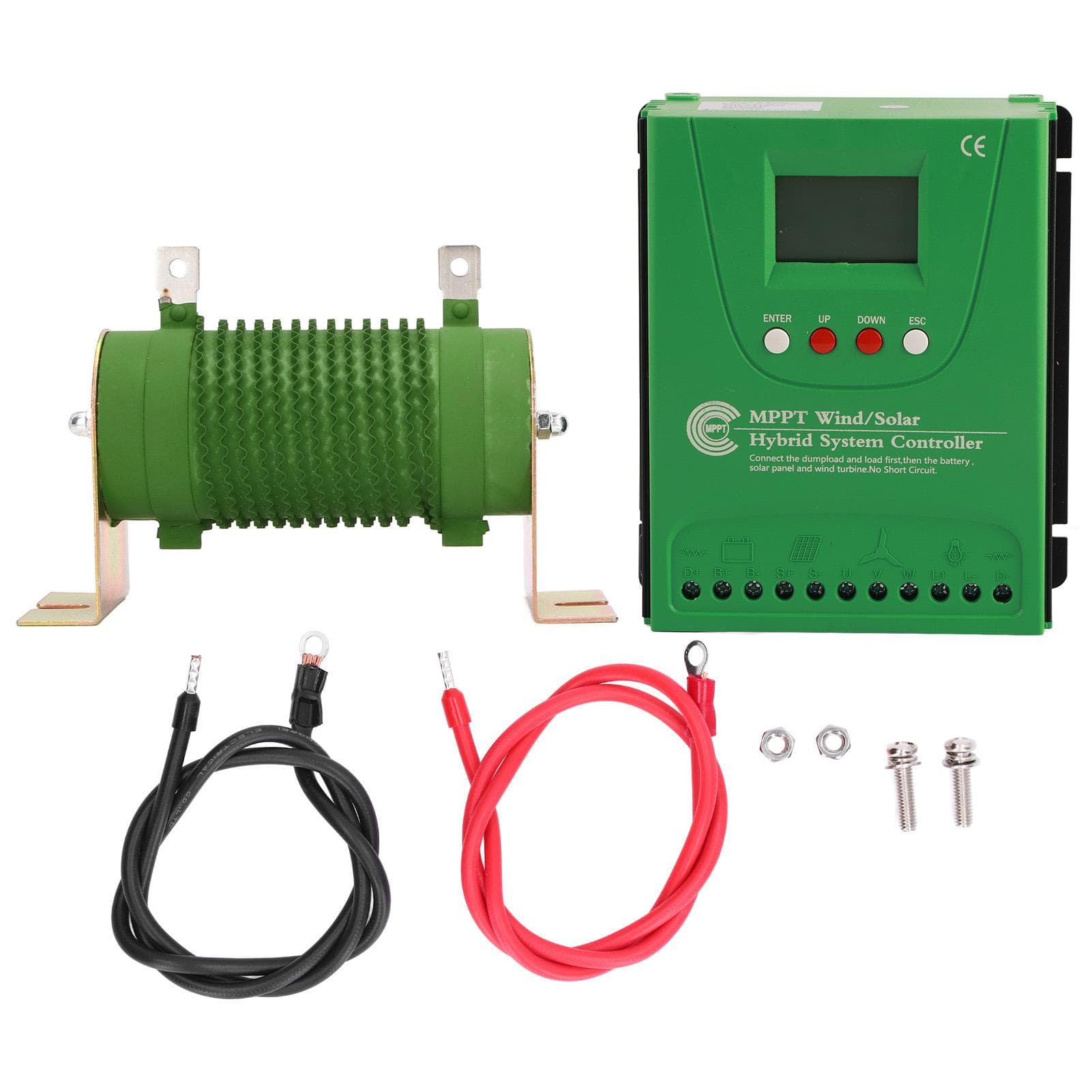 12V 24V Wind Solar Hybrid Charge Controller with LCD Display MPPT Boost Charge Wind Solar