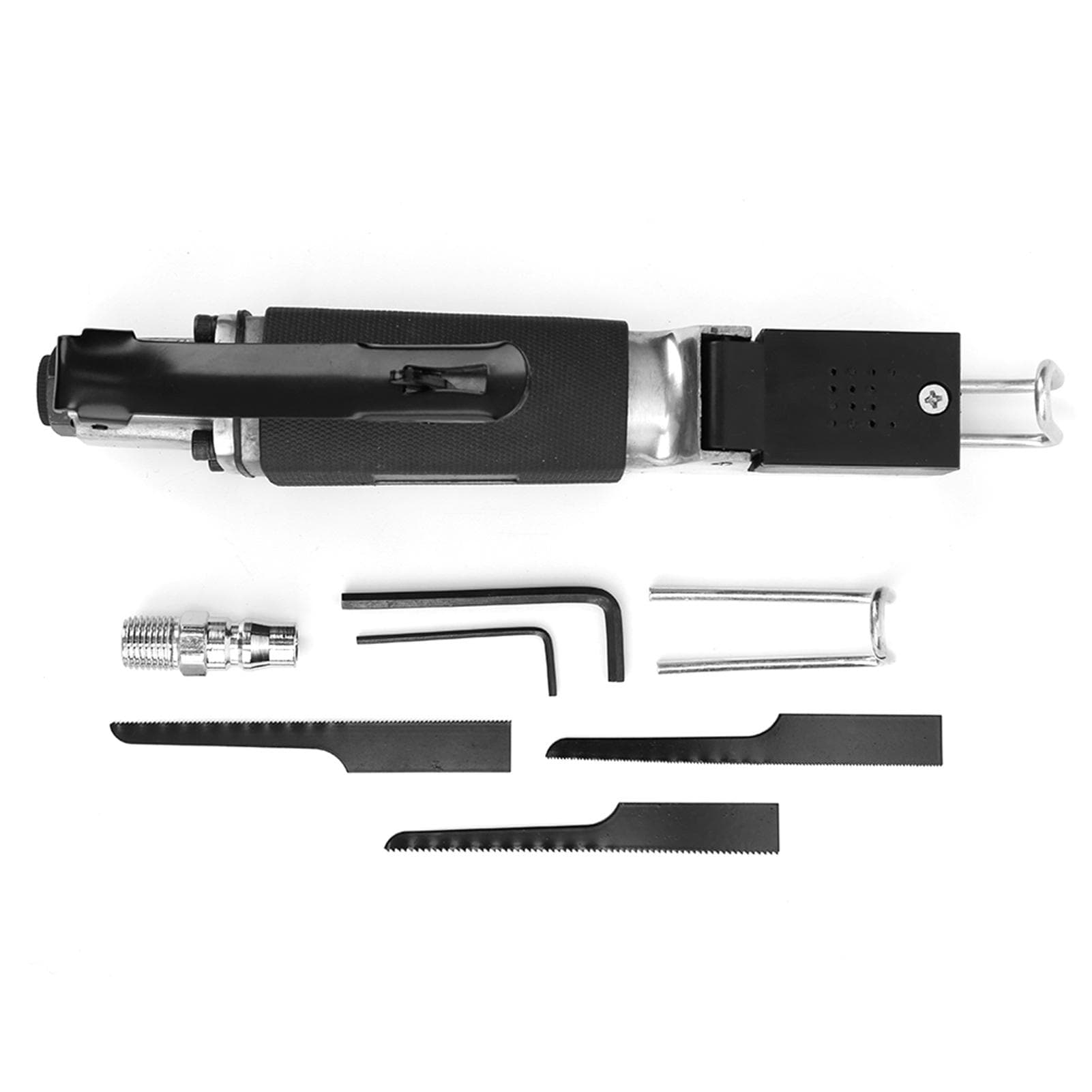 Pneumatic Reciprocating Saw Soft Rubber Handle Cutting Air Tool with Wrench Saw Blade