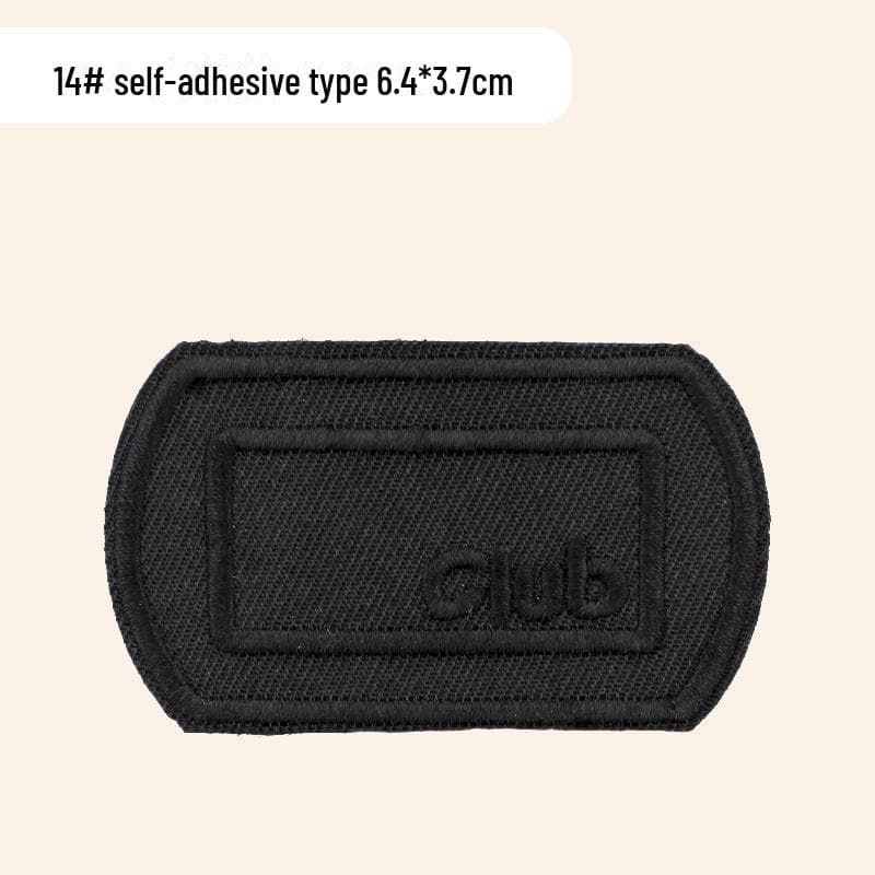 Self-Adhesive Black Repair Patch for Jackets & Backpacks