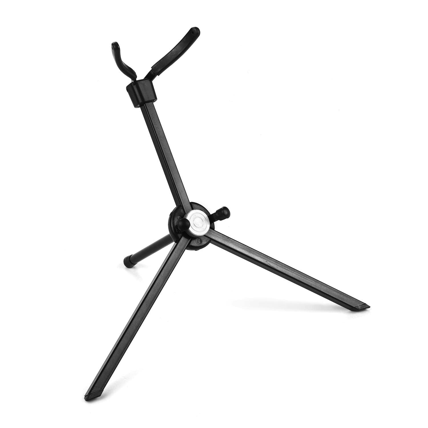 Portable Tenor Saxophone Stand Sax Floor Stand Holder Stainless Steel for tenor sax black