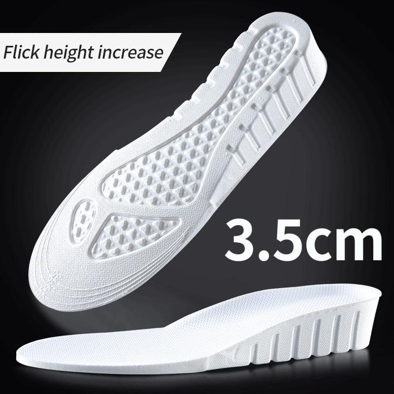 Invisible Height Increase Insoles EVA Soft Light Shoes Sole Pad for Men Women Heel Lift Feet Care Arch Support Insol 43-44