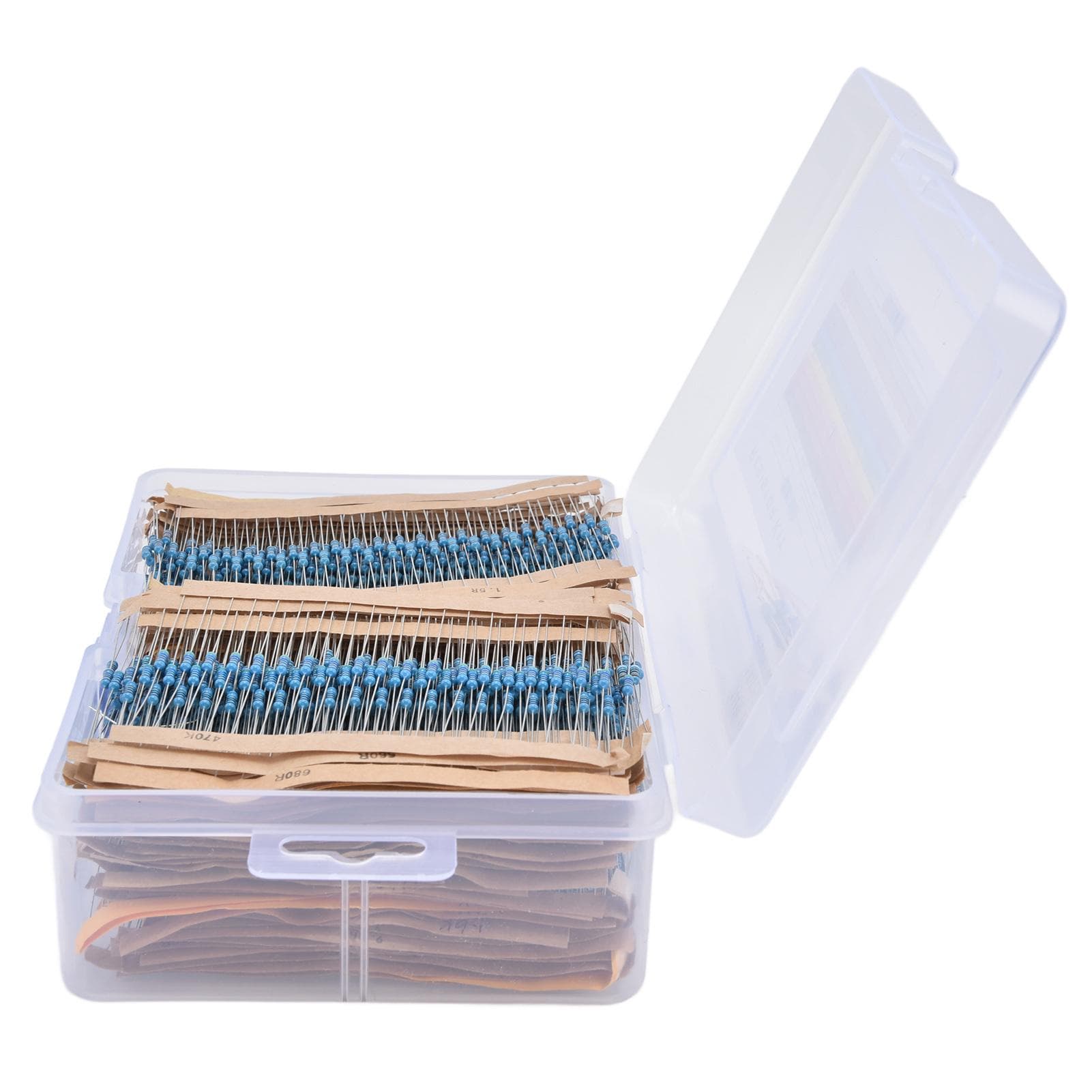 2880Pcs Resistors Assortment Alloy Film Resistor Resistance 144 Values 1 Ohm ~1M Ohm  14W for DIY