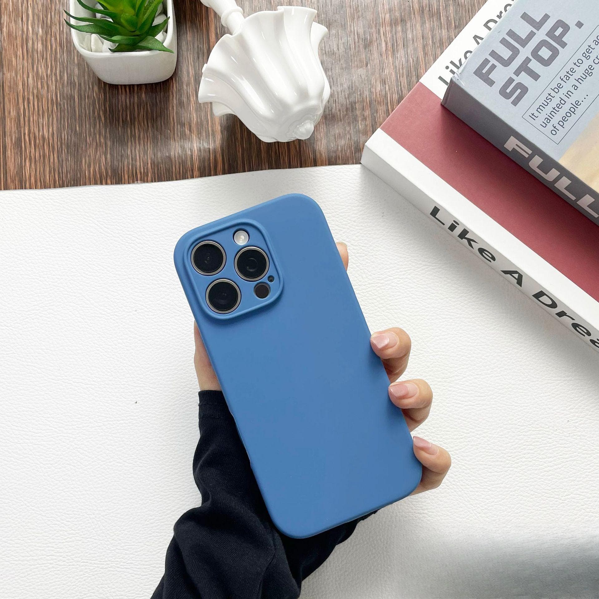 High-quality Liquid Silicone Mobile Phone Case Iphone16promax/15/14 Apple 13 Full-invest Anti-fall Protection Case iphone11PROMAX (6.5 inch)