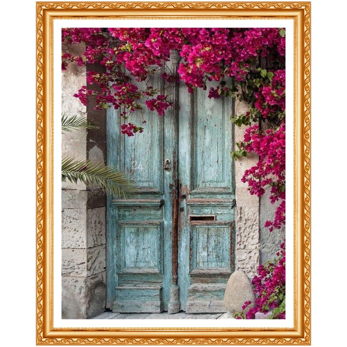 5d Diy Diamond Painting Round Diamond Embroidery Houses Diamond Round Daimond Painting 20X30CM