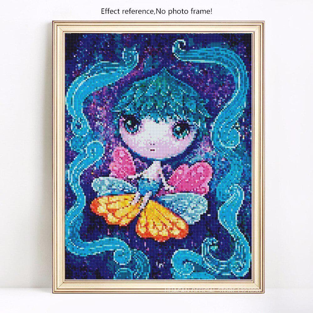 Diamond Painting Full Round Arrival Cartoon Diamond Embroidery Nature Portrait Rhinestones Pictures 20X30