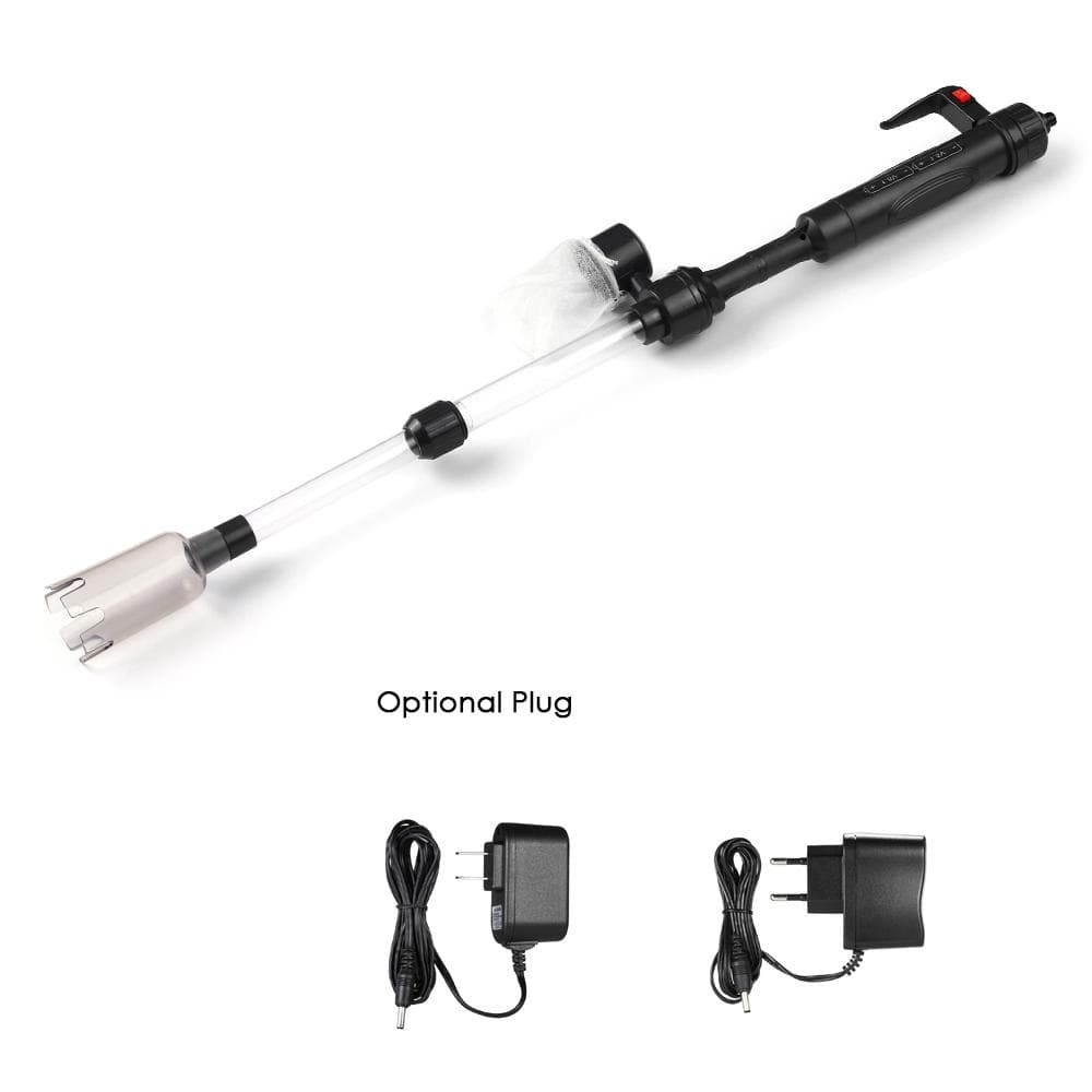 Electric Aquarium Fish Tank Water Changer Sand Washer Vacuum Siphon Operated Gravel Cleaner Aquarium EU Plug