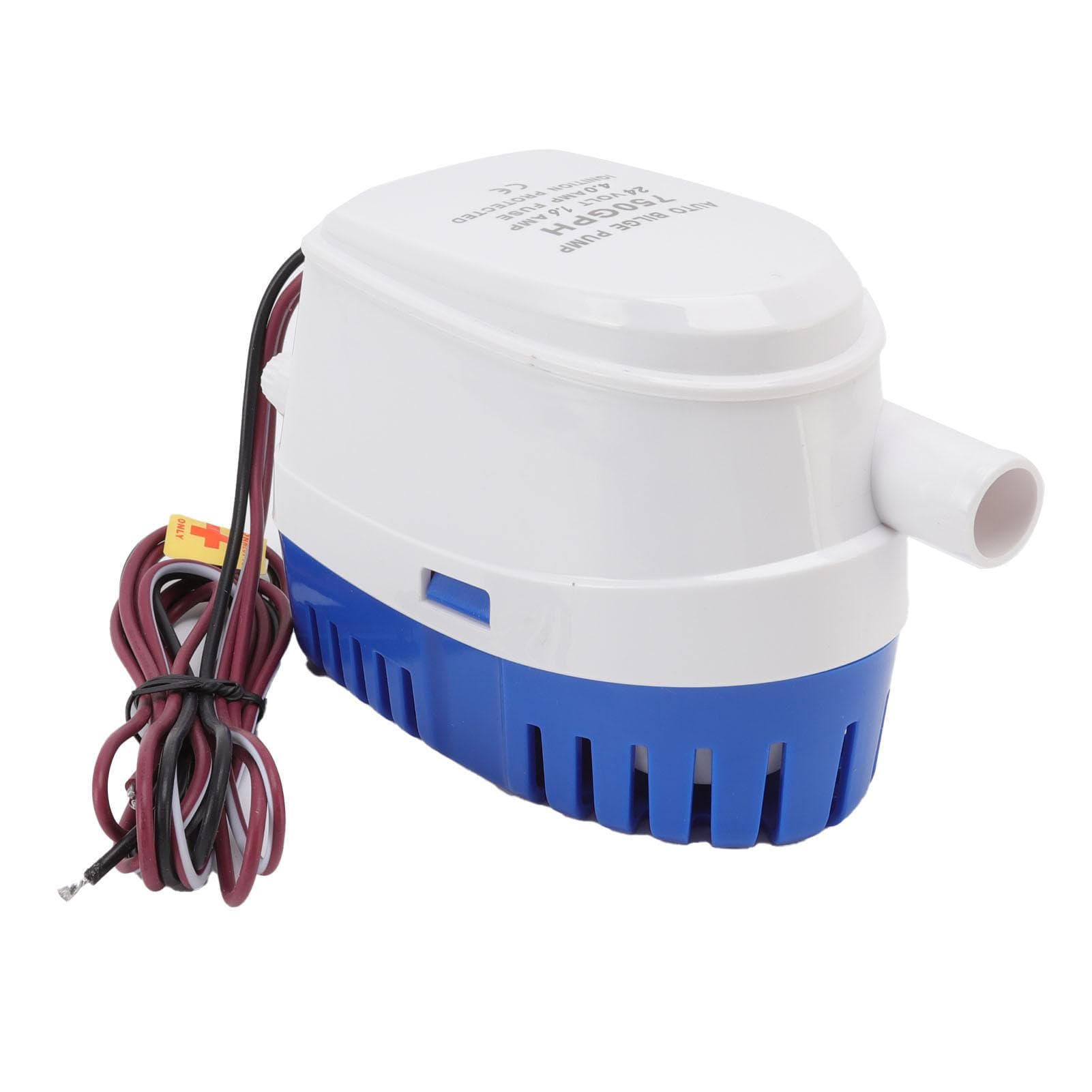 Auto Bilge Pump Impact Resistance Mini Multifunctional DC Submersible Pump with Float Switch 24V