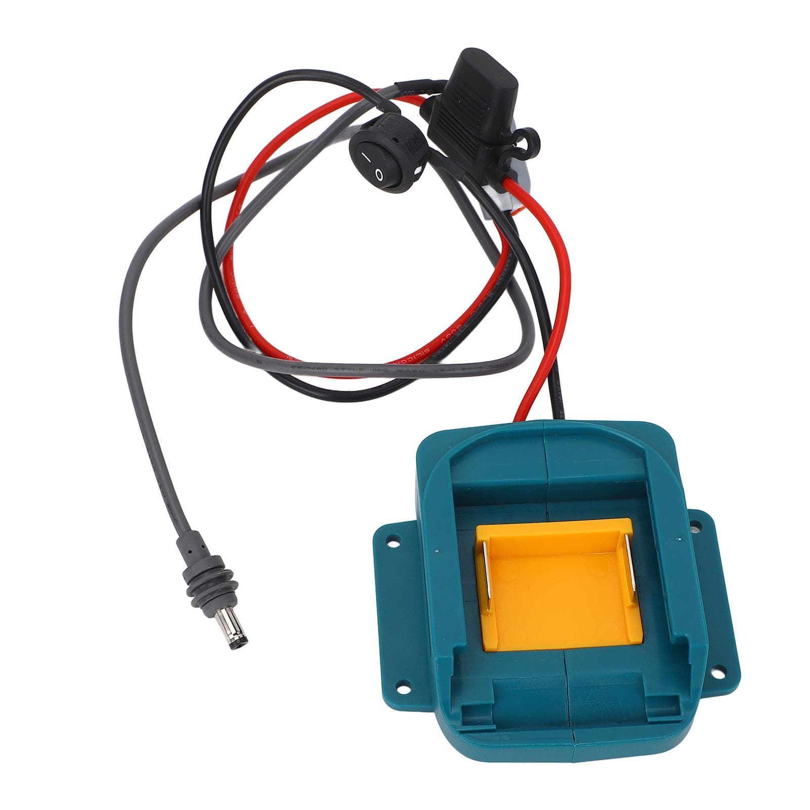 Power Cable Battery Adapter for Mini Dish 3.2ft Plug and Play 18V Battery Adapter with 30Amp Fuses