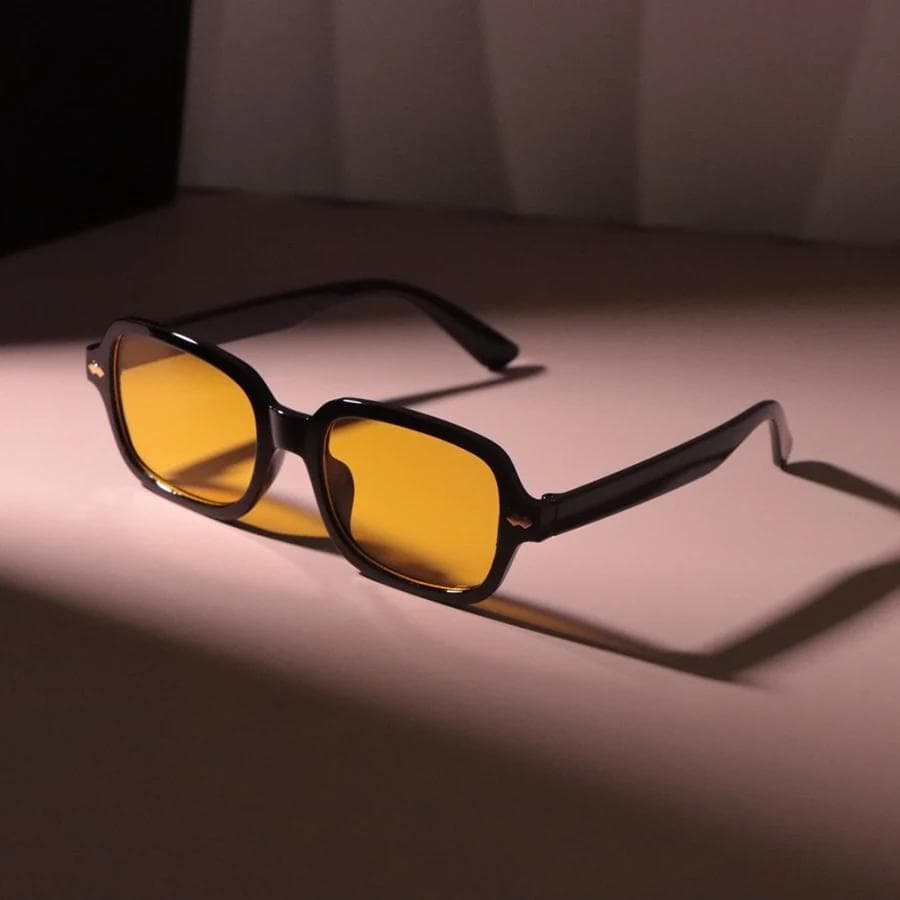 Square Retro Sunglasses Vintage Punk Shades for Women Men Fashion Brand Mirror Sun Glasses Oculos De Sol Other