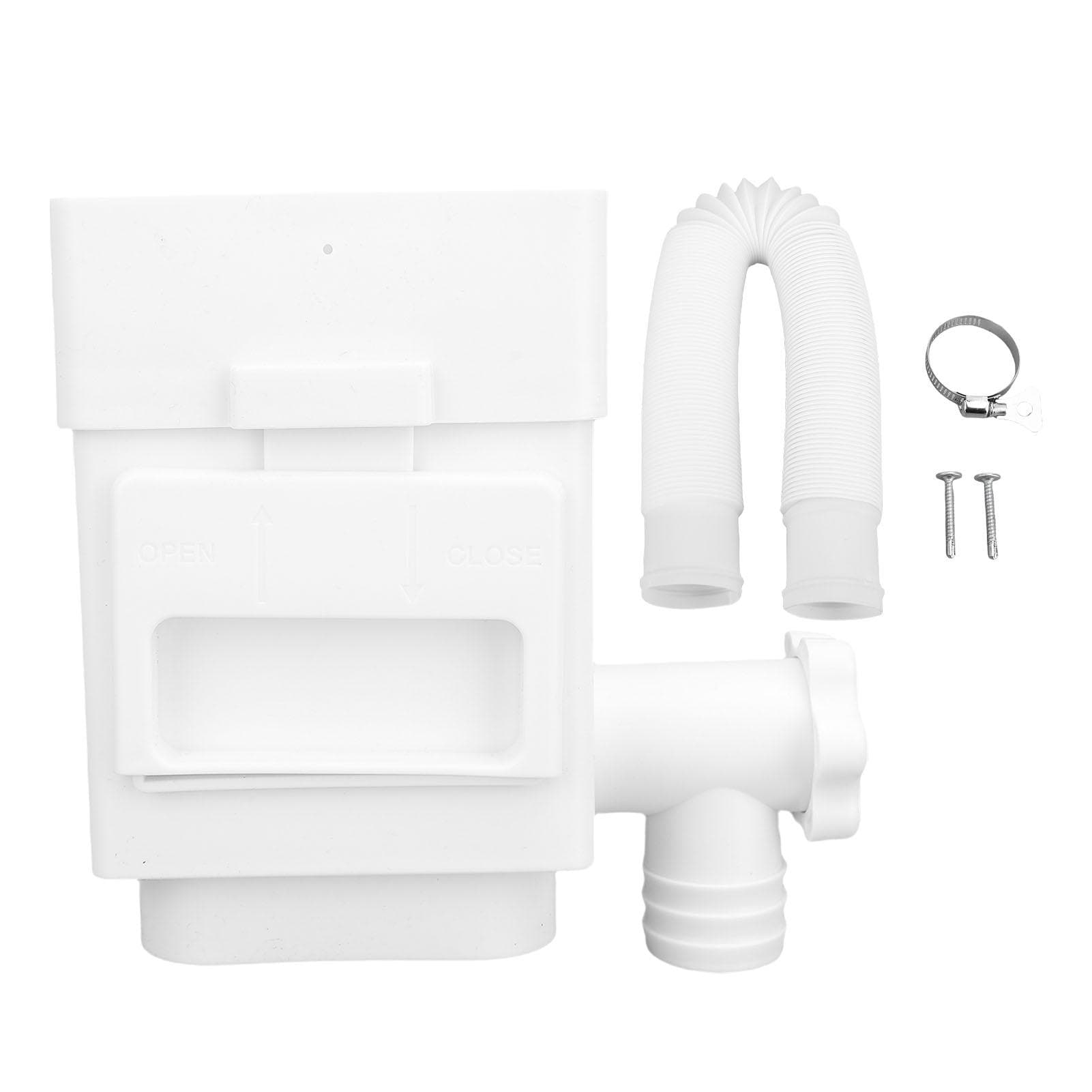 Downspout Filter Weather Proof Space Saving Gutter Downspout Leaf Filter Adapter for 3in 4in white