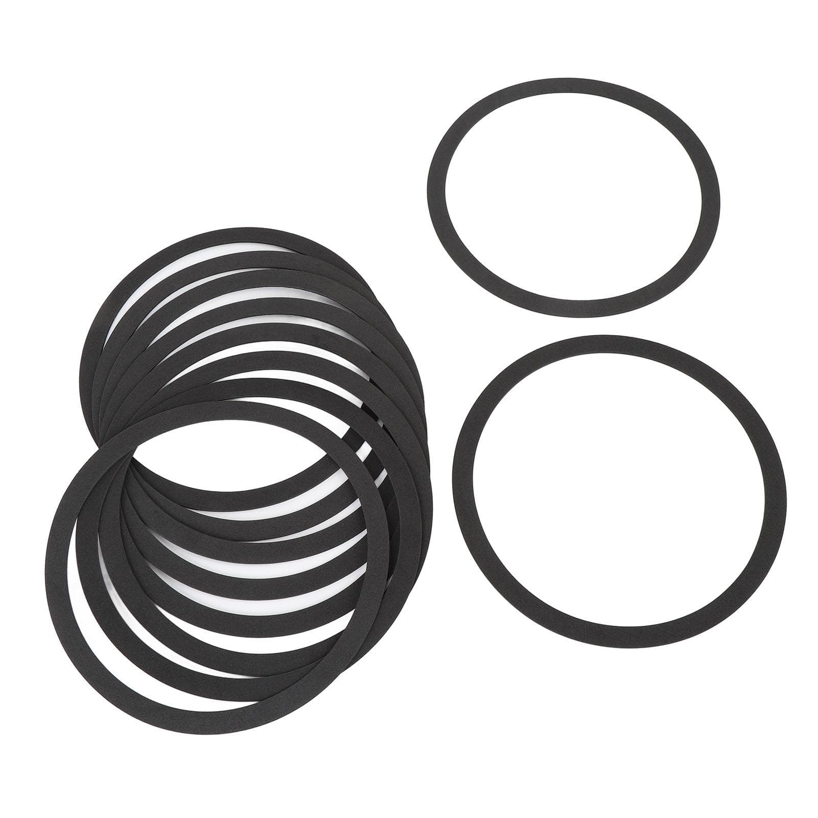 10 Pcs EVA Speaker Sealing Rings 210mm OD 184mm ID 10mm Width 2mm Thickness Woofer Speaker Foam
