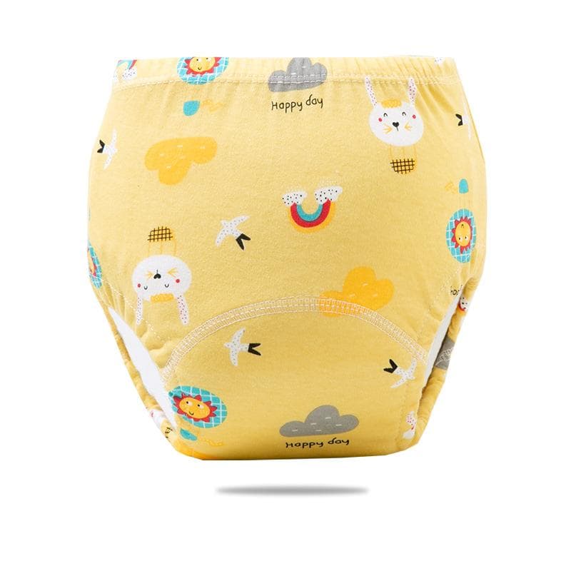 6 Layer Waterproof Reusable Cotton Baby Training Pants Infant Shorts Underwear Cloth Baby Diaper Nappies Panties Nappy Changing 100 yards [16-26 kg]