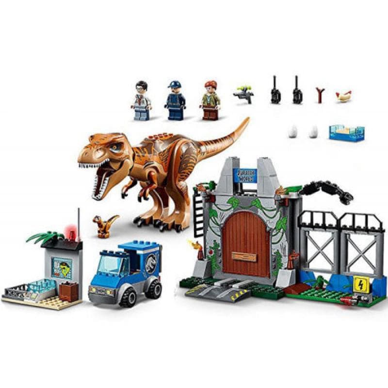 168pcs World Dinosaurs Tyrannosaurus Rex Breakout Building Block Toys