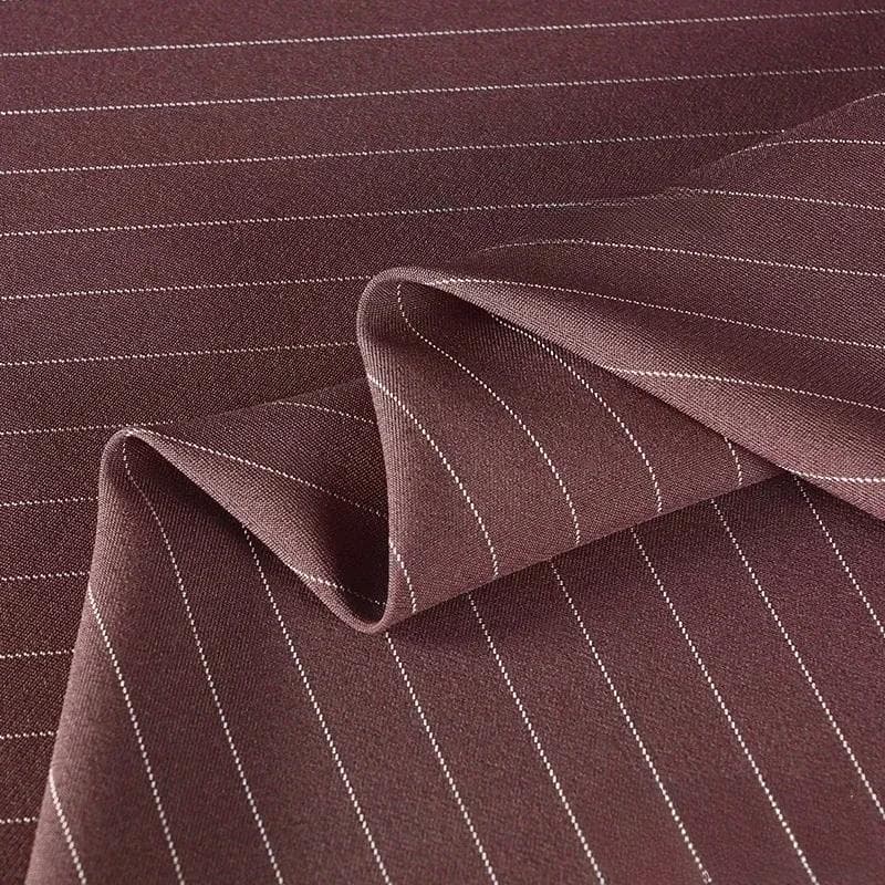 100x150cm Fine Stripe Fabric Spring Summer Fashion Skirts Suits Cloth Apparel Sewing Fabric Polyester Rayon Spandex Material 100x150cm
