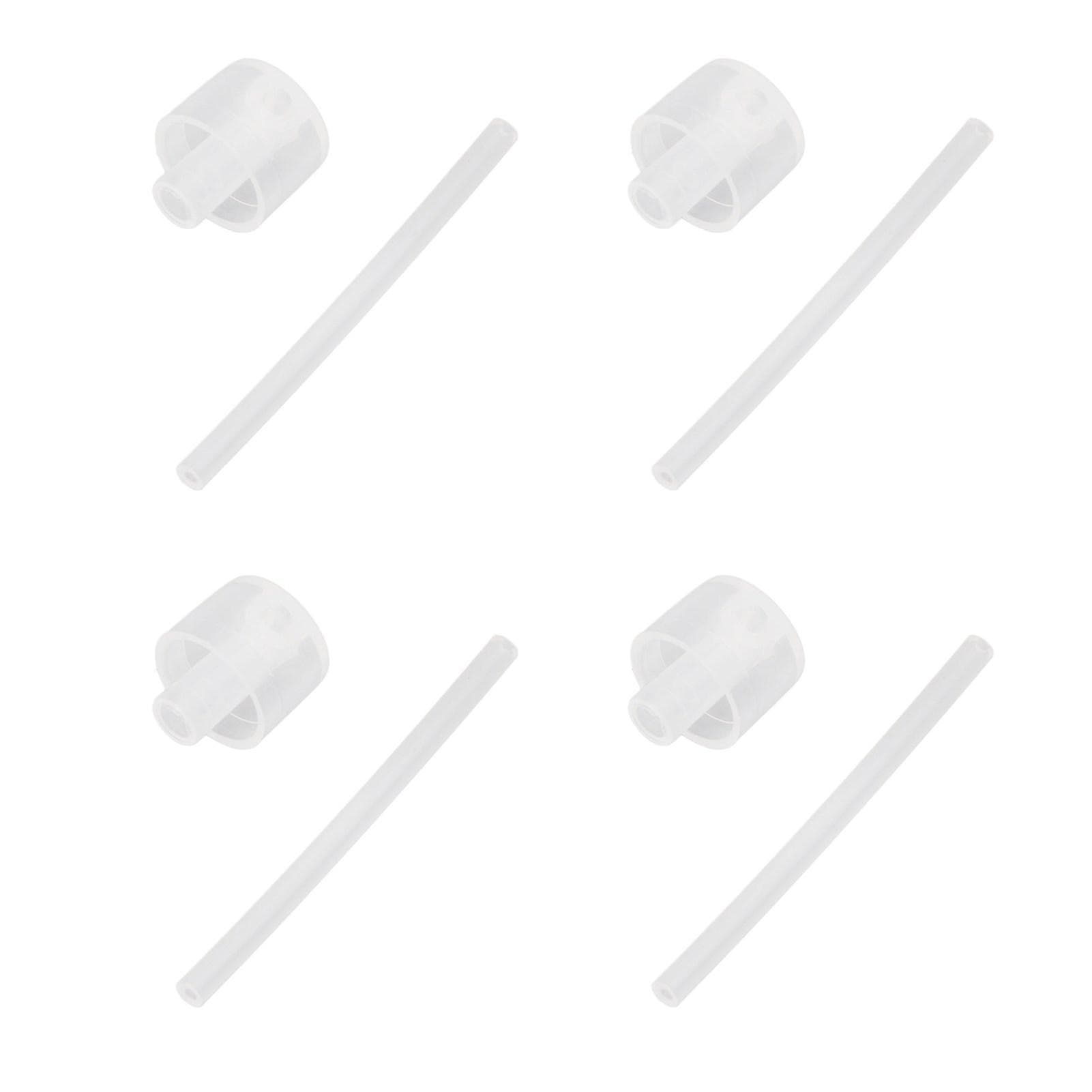 30Pcs Bottle Pump Head ABS Transparent Refill Pump Head Transfer Tool for Perfume Cosmetic
