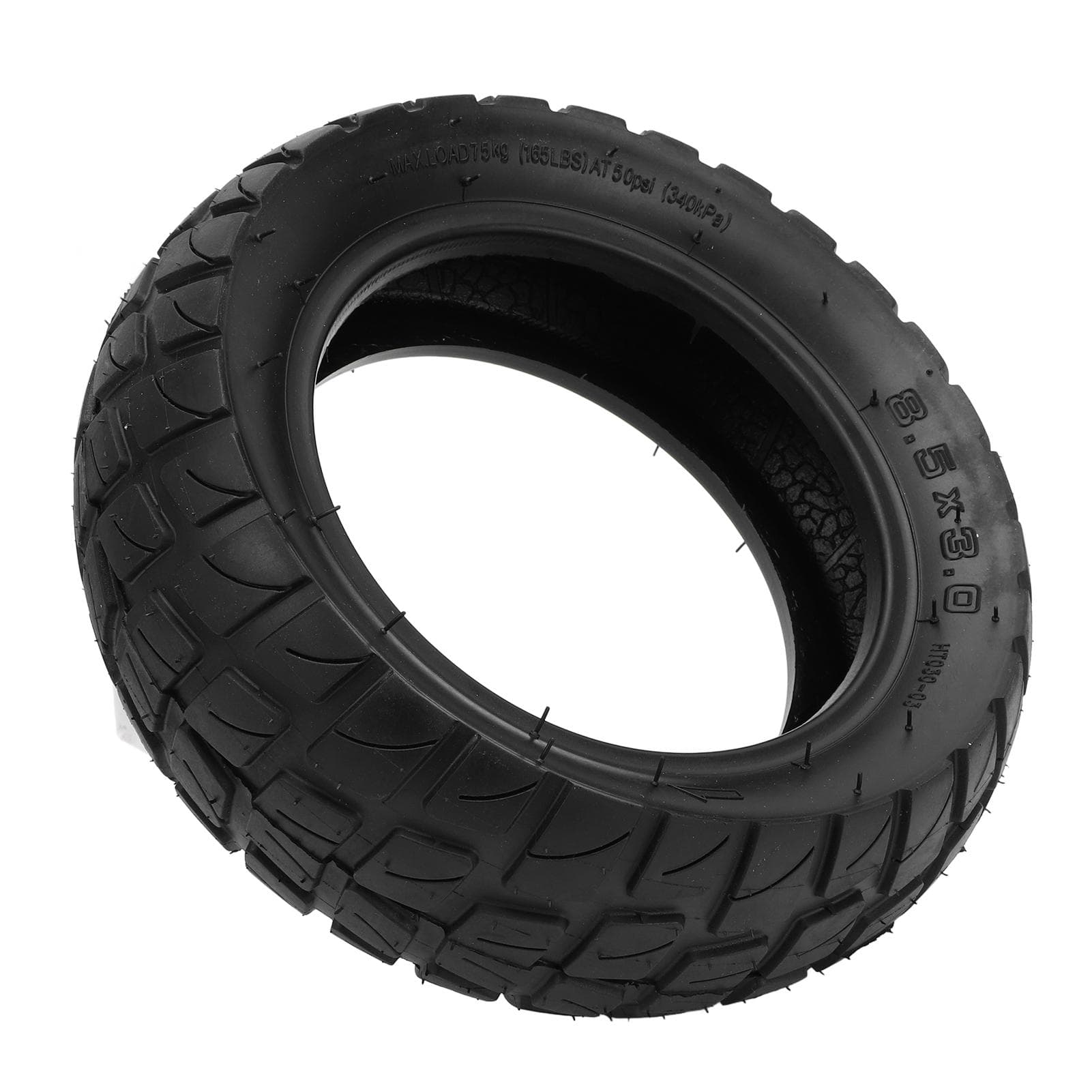 8.5x3.0 Electric Scooter Tire Replacement Impact Force Shock Absorption Rubber Inflatable Off Road