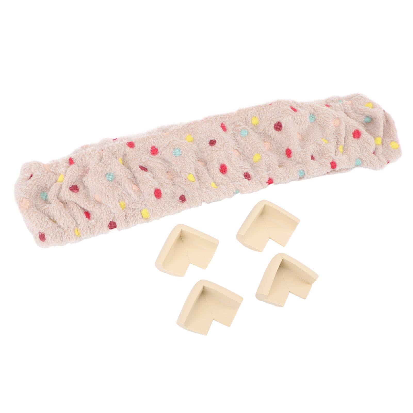 Rug Hooking Frame Cover Elastic Band Punch Needle Gripper Strip Flannel Cover for Cross Stitch light khaki