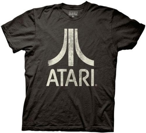 Atari Logo Game Licensed Adult Unisex T-shirts L