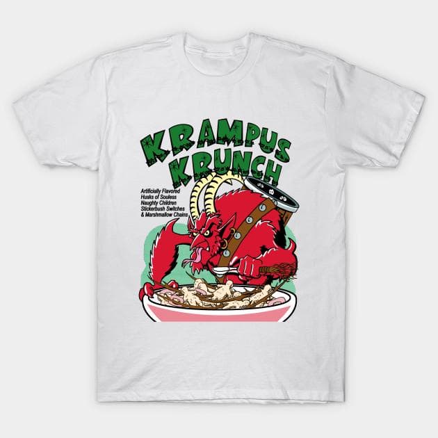 T Shirt Women Krampus Krunch Harajuku Print Kawaii Tshirt Summer Short Sleeve Female T-Shirt Top Tee 4XL