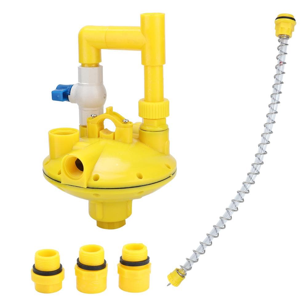 Water Pressure Regulator Regulating Reducing Valve for Drinker Farm AccessoriesRound Tube