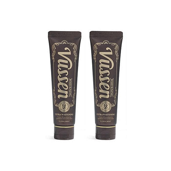 Vussen Whitening Toothpaste Set 2ea – Korean Teeth Brightening & Tartar Care Vussen 28 80g x 2pc