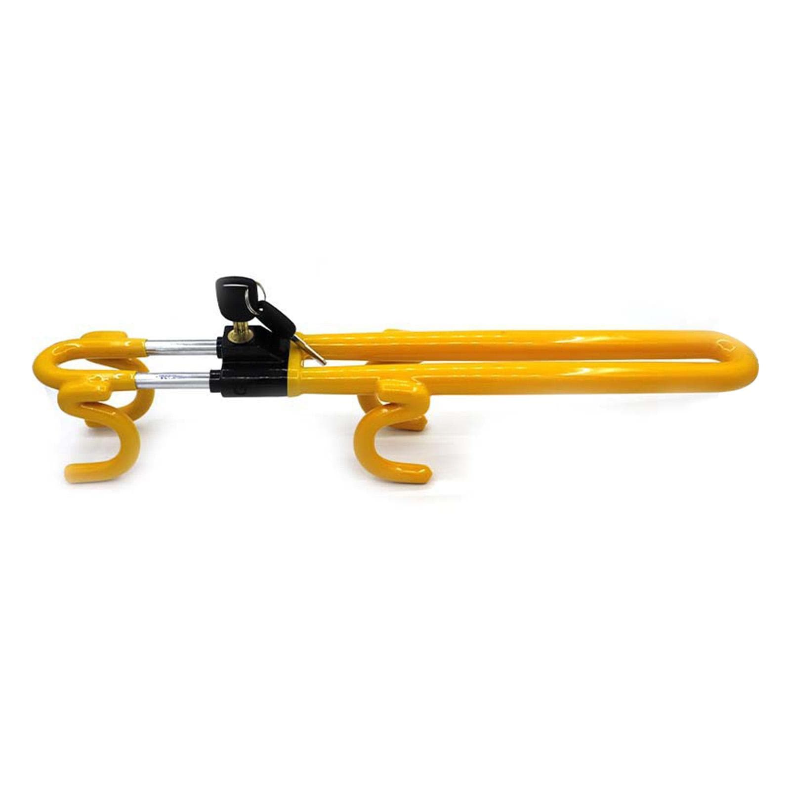 Steering Wheel Lock for Cars AntiTheft Car Steering Wheel Lock Length Adjustable for Truck SUV Car yellow