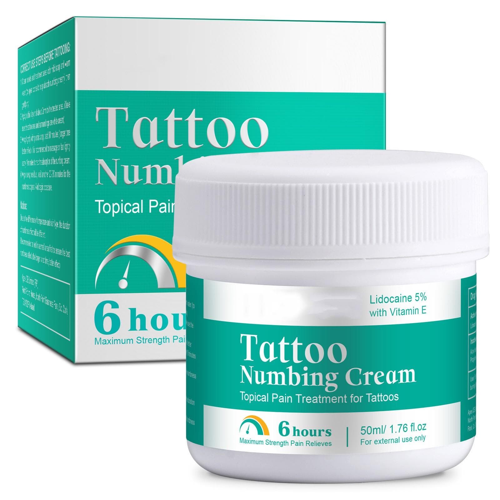 50ML Numbing Paste Eyebrow Lips Reliever Paste Waxing Skin Numbing Paste Topical Anesthetic,maximum Strength, Lasts Up To 6-8 Hours One Size