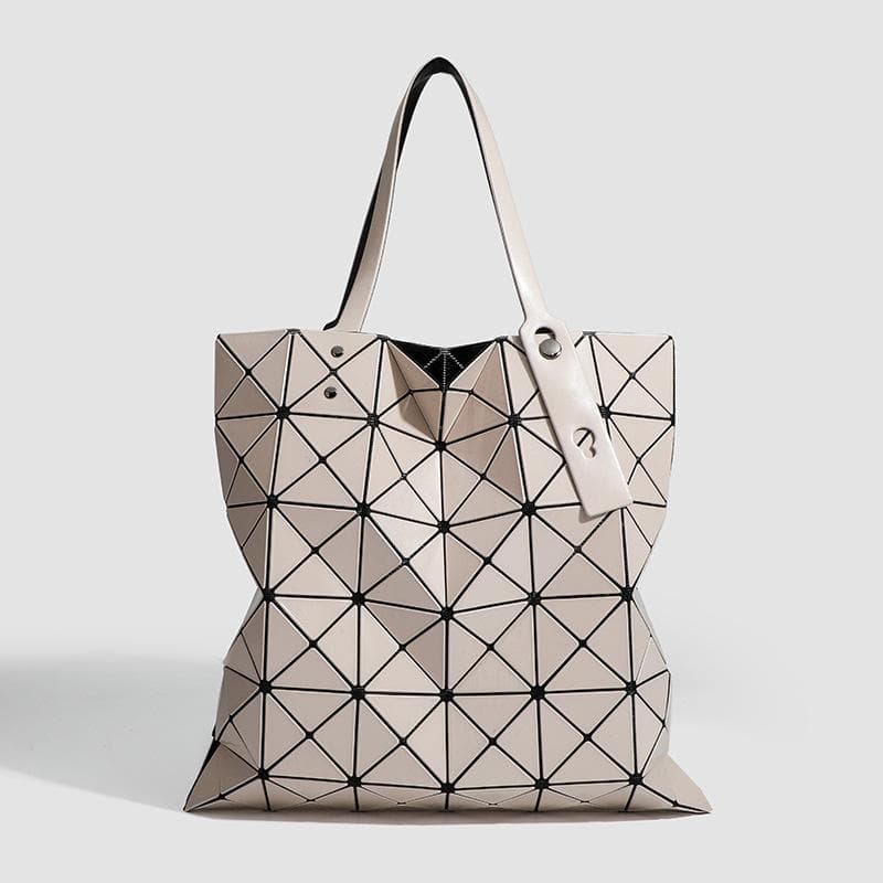 Fashionable New Geometric Diamond-shaped Bag, Single-shoulder Handbag, Checkered Bag, Commuter Bag