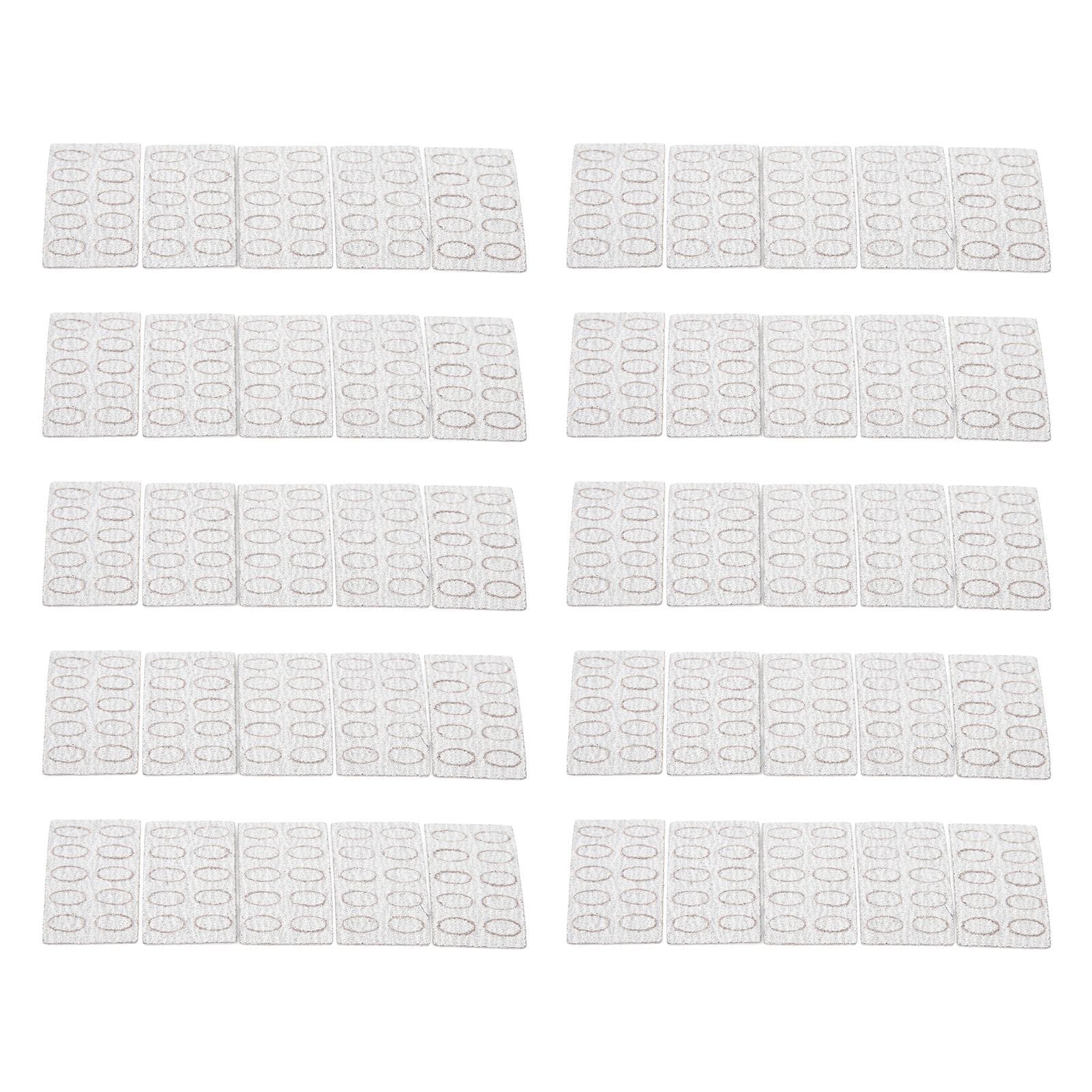 10 Bags 100 Grit Steel Pusher Sandpaper Self Adhesive Dead Skin Removal Nail Cuticle Pusher Sand